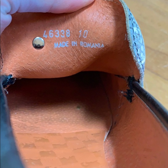 Ben Sherman Crocodile Men’s dress shoes sz 9 43 - Picture 6 of 6